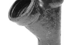 Тройник чугун канализационный Ду 150х150х45гр б/н косой ГОСТ 6942-98, DN 150