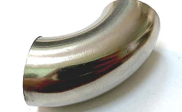 Отвод поручня AISI 304 38х1.2х100 под сварку, 90гр. (зеркало)