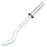 Кронштейн настен штыревой бел. плоск 7x180мм сталь для алюм и биметал радиатор в/к дюбель