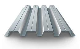 Профнастил нержавеющий 0.8х845х нерж , профиль Н60  длина под заказ