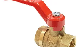 Кран шаровой латунь 11Б27фт1М Ду15 Ру40 ВР рычаг VALFEX VF.214.LR1.012.N/P59, DN 15, 1/2 дюйма