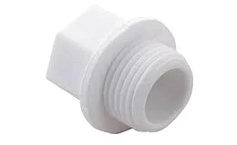 Заглушка (пробка) PP-R белая НР Дн 25x3/4" RTP (РосТурПласт) 10556