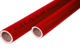 Трубка теплоизоляционная вспен полиэтилен PE 022/09 Т<95C COMPACT красная K-FLEX R090222118PE0CR
