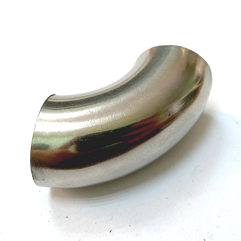 Отвод поручня под сварку AISI 304 38x1.2x100 зеркало