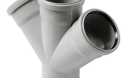 Крестовина PP-H 1-плоскостная серая Дн 110х110х110х45гр б/нап в/к VALFEX 27111110