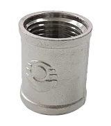 Муфта латунь никель Ду 15 (1/2") ВР Valfex VF.170.N.012, DN 15, 1/2 дюйма