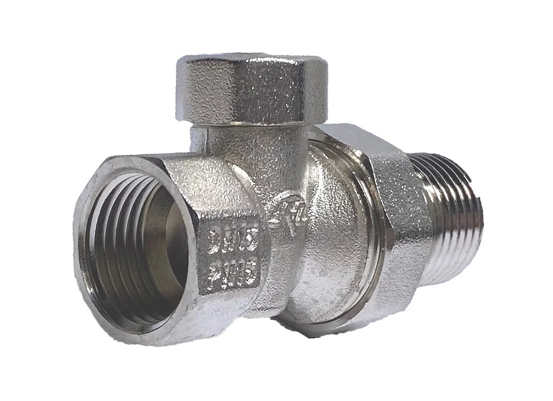 Клапан запорный для радиатора Ду 20 прямой Россия 00821000, DN 20, 3/4 дюйма