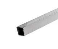 Трубы нержавеющие электросварные ЭСВ квадратные 100х5 матовая имп ASTM A554, длина 6 м, марка AISI 304 (08Х18Н10)