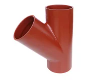 Тройник чугун SML Ду 150х150х45гр б/растр, DN 150