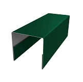 Планка заборная 0,45x23x10x16x2000 RAL6005 зеленый-мох