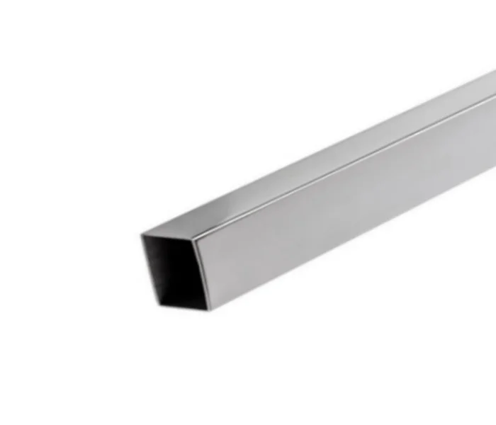 Трубы нержавеющие электросварные ЭСВ квадратные 40х2 матовая имп ASTM A554, длина 6 м, марка AISI 304 (08Х18Н10)