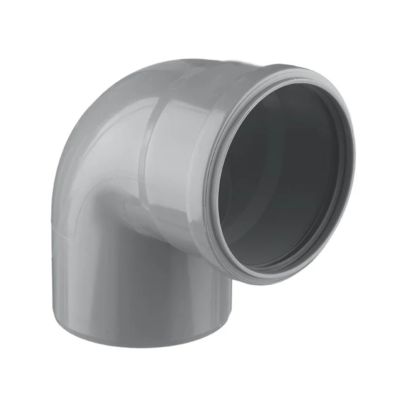 Отвод PP-H серый Дн 32х87гр б/нап в/к VALFEX 20101032