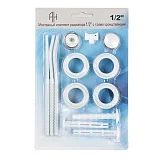 Комплект монтажный 1/2" для алюм и биметал радиаторов 13 предметов с 3-мя кронштейн (в блистере)