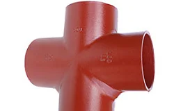 Крестовина чугун SML Ду 100х100х100х90гр б/растр, DN 100