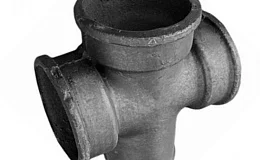 Крестовина чугун канализационная Ду 50х50х50х90гр б/н 1-плоскостная прямая ГОСТ 6942-98, DN 50