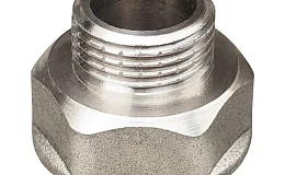 Переход латунь никель Ду 32х20 (1 1/4"х3/4") ВР/НР VALFEX VF.592.N.114.034, DN 32