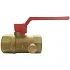 Кран шаровой латунь со спускником Ду 20 Ру16 ВР G3/4" рычаг Пензапромарматура 01921012, DN 20, 3/4 дюйма