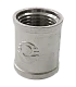 Муфта латунь никель Ду 20 (3/4") ВР Valfex VF.170.N.034, DN 20, 3/4 дюйма