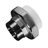 Муфта PP-R комбинированная разъемная белая НР Дн 25х1/2" VALFEX 10156115