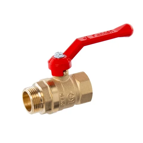 Кран шаровой латунь Стандарт 221 Ду20 Ру40 ВР/НР полнопроходной рычаг ГАЛЛОП 107184, DN 20, 3/4 дюйма