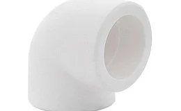 Угольник PP-R белый внутренняя пайка Дн 40x90гр RTP (РосТурПласт) 10833