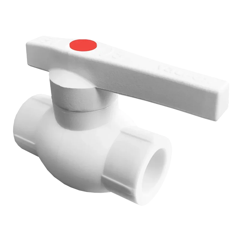 Кран PP-R шаровой белый внутренняя пайка Дн 40 VALFEX 10144040
