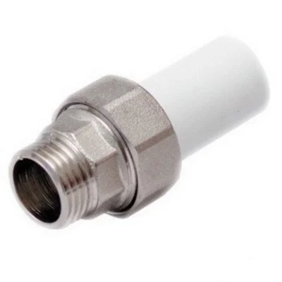 Муфта PP-R комбинированная разъемная белая наруж пайка/НР Дн 25х3/4" VALFEX 10158020