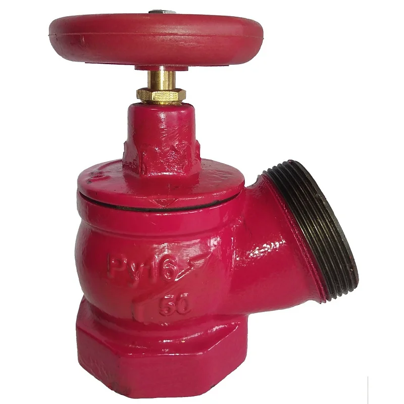 Клапан пожарн чугун угл 125 гр КПК 50-1 Ду 50 1,6 МПа муфта-цапка Апогей 110037, DN 50