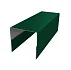 Планка заборная 0,45x23x10x16x2000 RAL6005 зеленый-мох