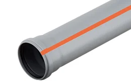 Труба PP-H с раструбом серая OPTIMA Дн 50х1,5 б/нап L=2,0м в/к VALFEX 220500200