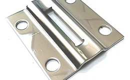 Боковой крепеж стойки 38.1  KM904 (сварной) зеркало AISI 304 (08Х18Н10),