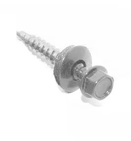 Саморез кровельный 4.8х51 RAL 7004 по дереву