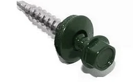 Саморез кровельный 4.8х29 RAL 6005 по дереву пакет