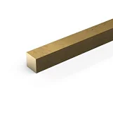 Квадрат латунный 10 п/тв ПТ, длина 3 м, марка ЛС59-1