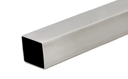 Трубы нержавеющие электросварные ЭСВ квадратные 15х1 шлиф имп ASTM A554, длина 6 м, марка AISI 304 (08Х18Н10)