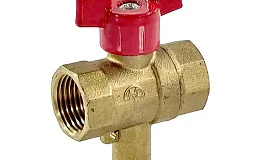 Кран д/термодатчика шаровой 11б27п(т)1 Ду 15 Ру16 ВР Пензапромарматура 01411011, DN 15, 1/2 дюйма