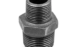 Ниппель переходной чугун Ду 25х20 (1"х3/4") НР, DN 25, 1 дюйм