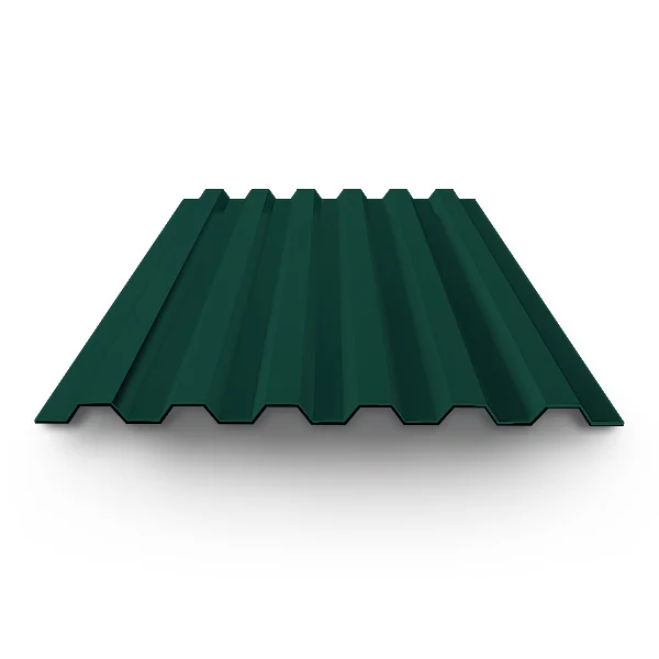 Профнастил окрашенный С21 0.4х1000 RAL 6005 2000 уценка