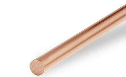 Круг медный 5 тв, длина 3 м, марка М1