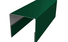 Планка заборная 0,45x23x10x16x2000 RAL6005 зеленый-мох