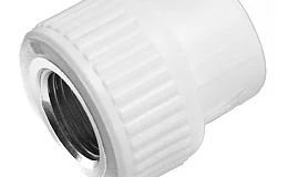 Муфта PP-R комбинированная белая ВР Дн 20х3/4" VALFEX 10129120