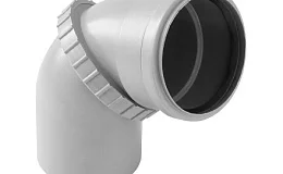 Отвод поворотный PP-H серый Дн 50 б/нап в/к VALFEX 23100050