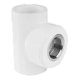 Тройник PP-R комбинированный белый ВР Дн 25х1/2" VALFEX 10127125