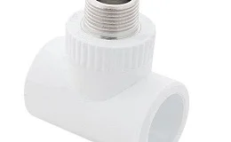 Тройник PP-R комбинированный белый НР Дн 20x3/4" RTP (РосТурПласт) 10754