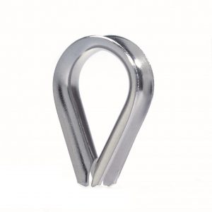 Кoуш для стальных канатов DIN 6899 оцинк. 3мм (500шт.)