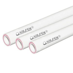 Труба PP-R белая арм стекловолокном Дн 75х10,3 Ру20 SDR7,4 Т<95С L=4м VALFEX 10105075