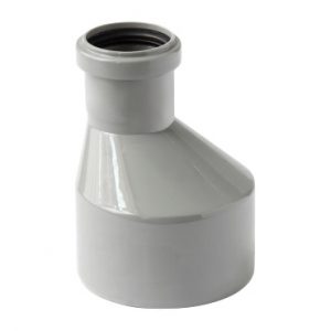 Переход PP-H эксцентрический серый Дн 110х50 б/нап в/к VALFEX 25110050
