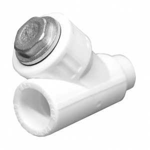 Фильтр PP-R сетчатый белый внутр/наруж пайка Дн 20х45гр VALFEX 10142020