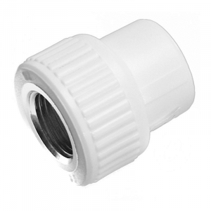 Муфта PP-R комбинированная белая ВР Дн 20х3/4" VALFEX 10129120