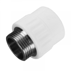 Муфта PP-R комбинированная белая НР Дн 20х3/4" VALFEX 10130120